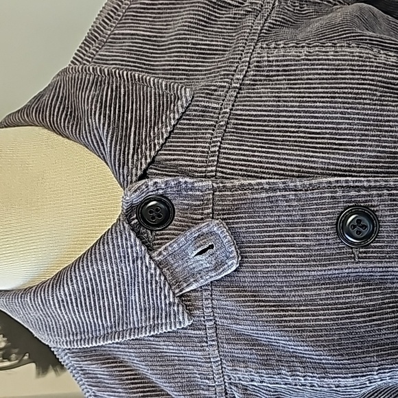 RELATIVITY, gray Corderoy jacket size medium. NWOT. Button up zipper poc…‎ - Picture 2 of 10